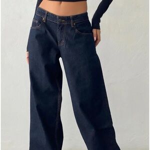 Motel Rocks low rise extra wide jeans size W28 L32 - almost new